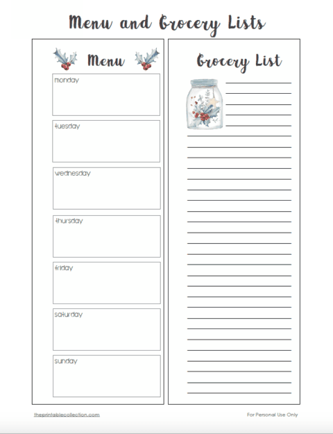 Stay Organized With These Free Christmas Lists For Planners | The