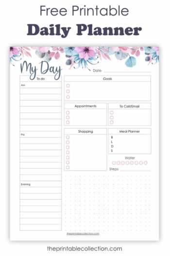 Download This Daily Planner Free Printable And Begin To Use It! | The ...