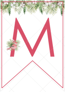 Printable Merry Christmas Banner Letters | The Printable Collection