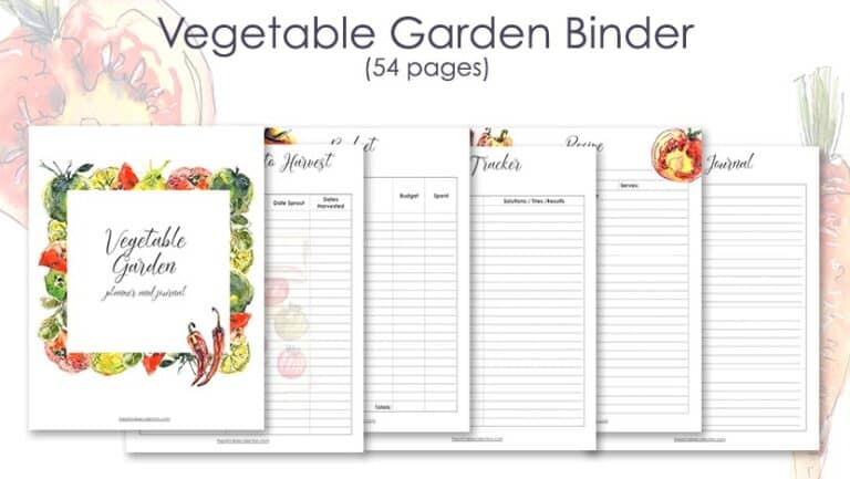 Printable Vegetable Garden Planner | The Printable Collection