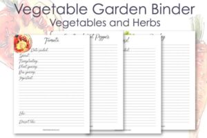 Printable Vegetable Garden Planner | The Printable Collection