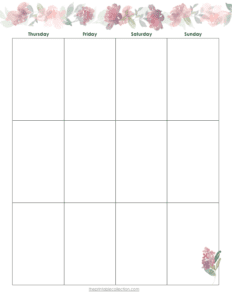 Blush And Burgundy Printable Planner | The Printable Collection